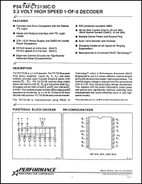 Click here to download P54FCT3138DDMB Datasheet