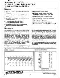 Click here to download P74FCT3374CP Datasheet