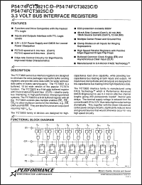 Click here to download P74FCT3821CP Datasheet