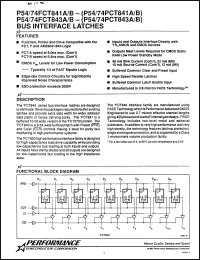 Click here to download P54FCT843ALM Datasheet