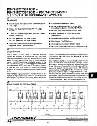 Click here to download P54FCT3843DDM Datasheet