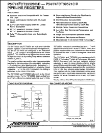 Click here to download P74FCT39520DD Datasheet