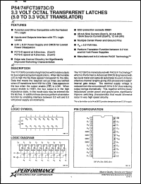 Click here to download P74FCT3973DSO Datasheet
