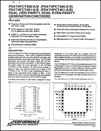 Click here to download P54FCT480ATDB Datasheet
