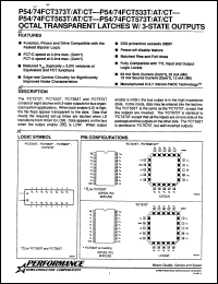 Click here to download P54FCT533ATLM Datasheet