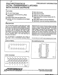 Click here to download P74PCT33373CSC Datasheet