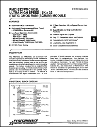 Click here to download PMC1632L25PZC Datasheet
