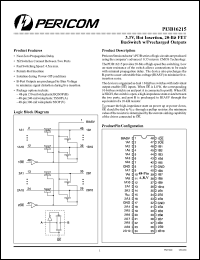Click here to download PI3B16215A Datasheet