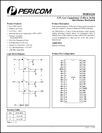 Click here to download PI3B16226 Datasheet