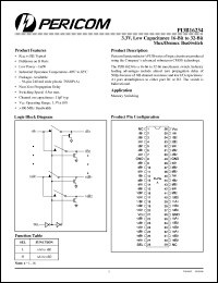 Click here to download PI3B16234 Datasheet