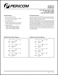 Click here to download PI3B3125W Datasheet