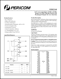 Click here to download PI3B32160A Datasheet