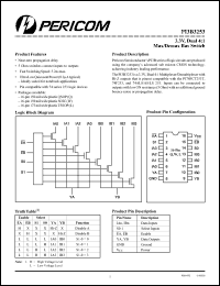 Click here to download PI3B3253 Datasheet