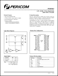 Click here to download PI3B3863 Datasheet