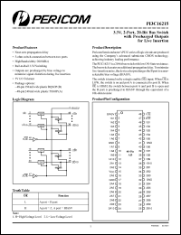 Click here to download PI3C16215 Datasheet