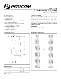 Click here to download PI3C16234 Datasheet