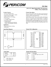 Click here to download PI3C3361 Datasheet