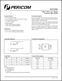 Click here to download PI3VT3306UX Datasheet