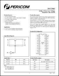 Click here to download PI3VT3361 Datasheet