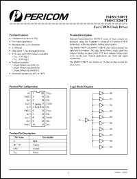 Click here to download PI49FCT2807CTQ Datasheet