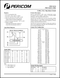 Click here to download PI5C16214 Datasheet