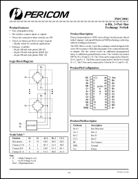 Click here to download PI5C3401S Datasheet