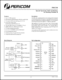 Click here to download PI6C104S Datasheet