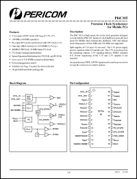 Click here to download PI6C105 Datasheet