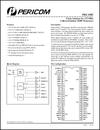 Click here to download PI6C110 Datasheet
