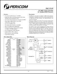 Click here to download PI6C133-03 Datasheet
