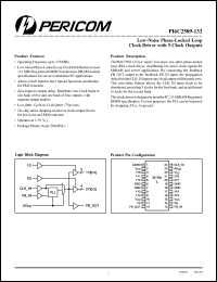 Click here to download PI6C2509-133 Datasheet