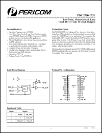 Click here to download PI6C2510-133 Datasheet