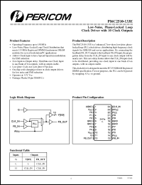 Click here to download PI6C2510-133E Datasheet