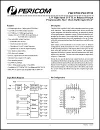 Click here to download PI6C39911-2 Datasheet