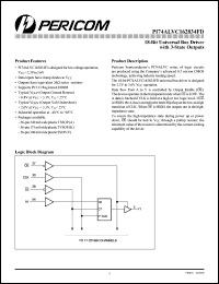 Click here to download PI74ALVC162834FDK Datasheet