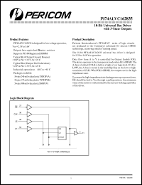 Click here to download PI74ALVC162835 Datasheet