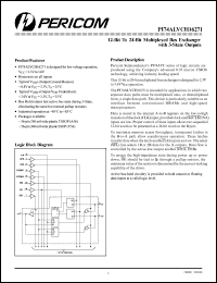 Click here to download PI74ALVCH16271A Datasheet