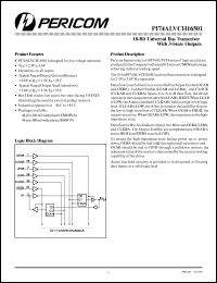 Click here to download PI74ALVCH16501 Datasheet