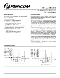 Click here to download PI74ALVCH16543A Datasheet