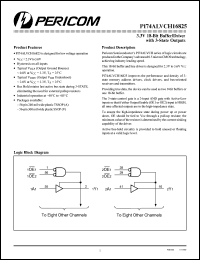 Click here to download PI74ALVCH16825 Datasheet