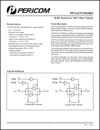 Click here to download PI74ALVCH16863 Datasheet