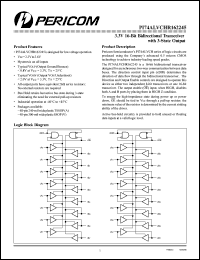 Click here to download PI74ALVCHR162245 Datasheet