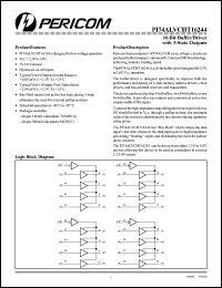 Click here to download PI74ALVCHT16244 Datasheet