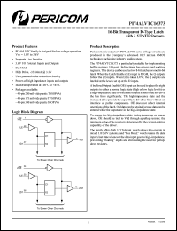 Click here to download PI74ALVTC16373 Datasheet