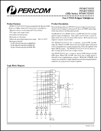 Click here to download PI74FCT151TQ Datasheet