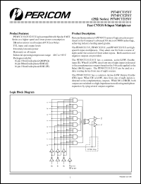 Click here to download PI74FCT151TW Datasheet