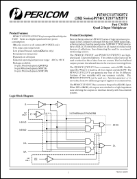 Click here to download PI74FCT157TW Datasheet
