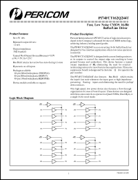Click here to download PI74FCT162Q244 Datasheet