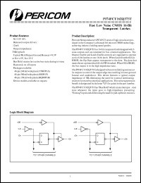 Click here to download PI74FCT162Q373TV Datasheet