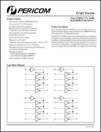 Click here to download PI74FCT163 Datasheet